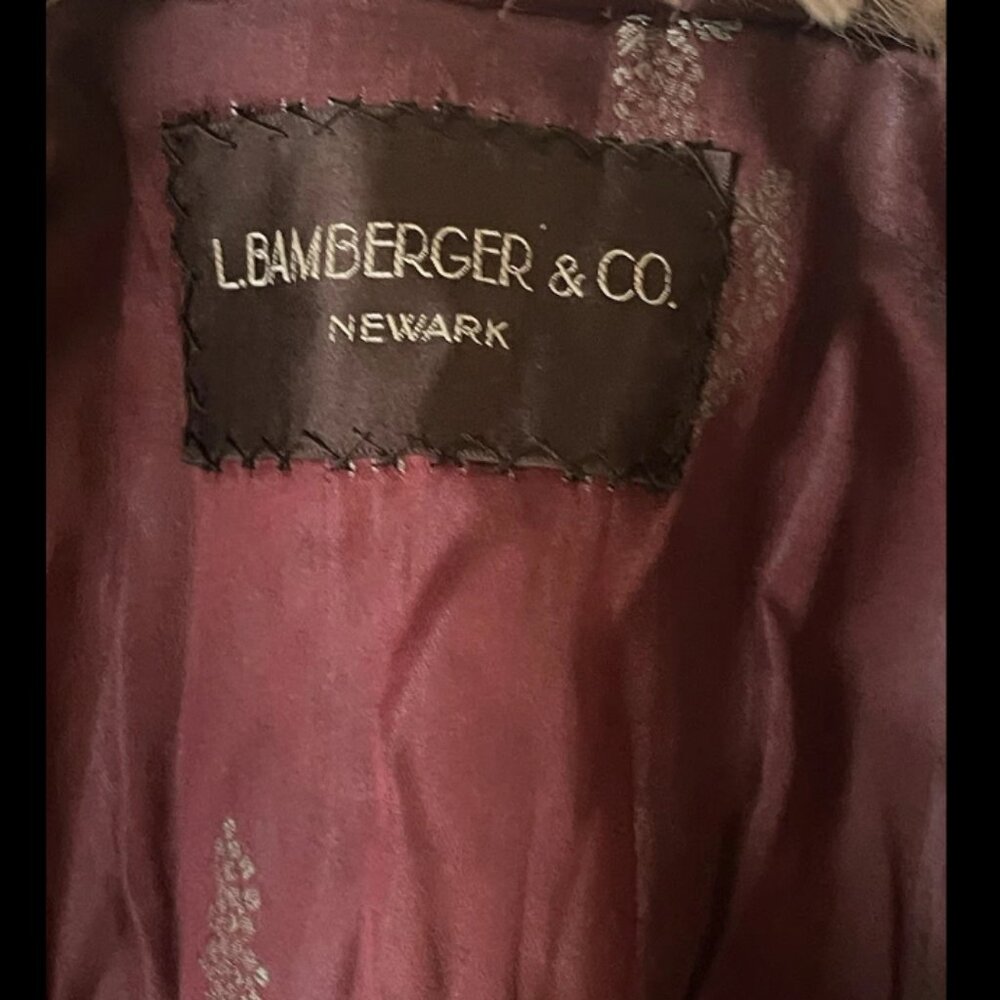 Vintage 1970'S  Full Length Mink Coat Brown L. BAMBERGER & CO Newark Coat - Picture 9 of 12